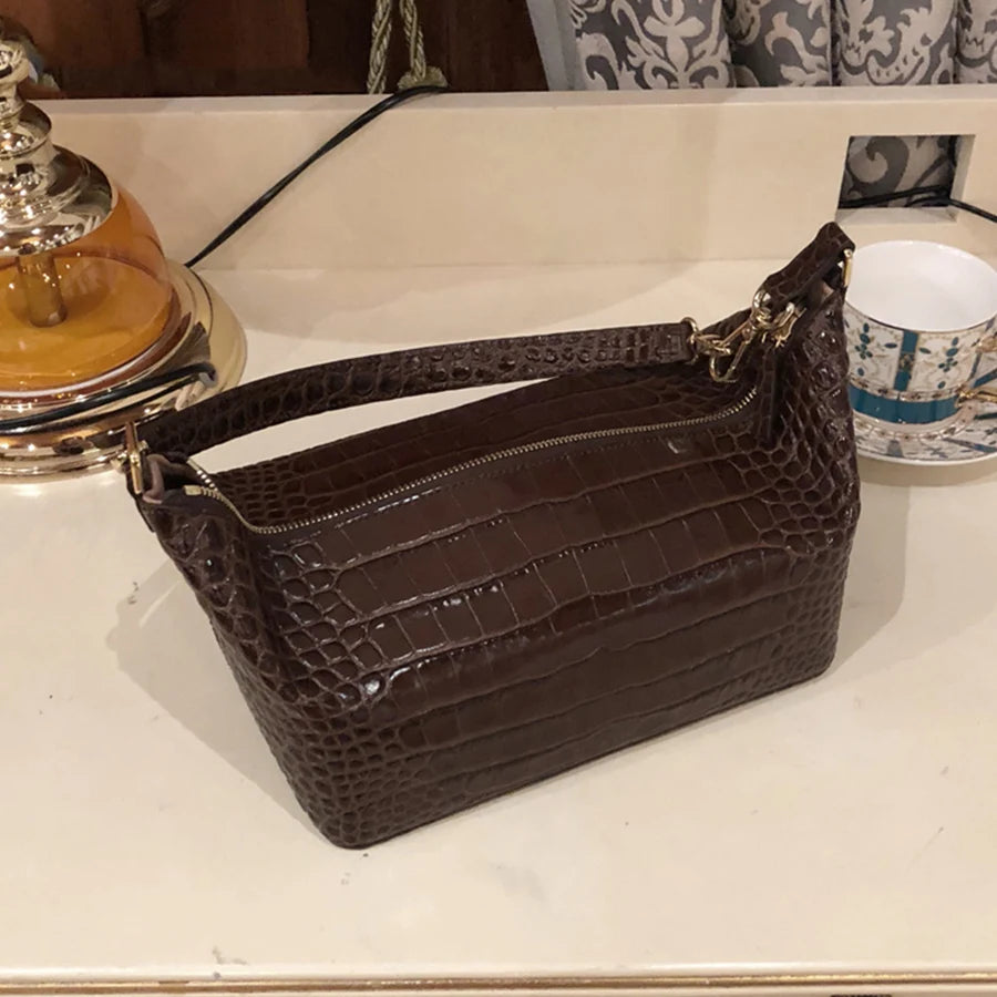 Alligator Box Handbag