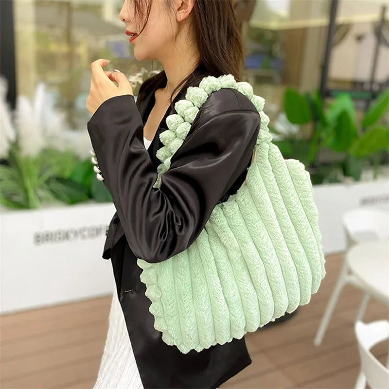 Bubble Fuzz Shoulder Bag