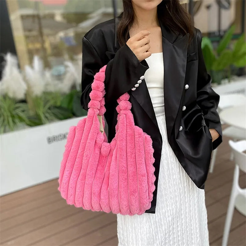 Bubble Fuzz Shoulder Bag