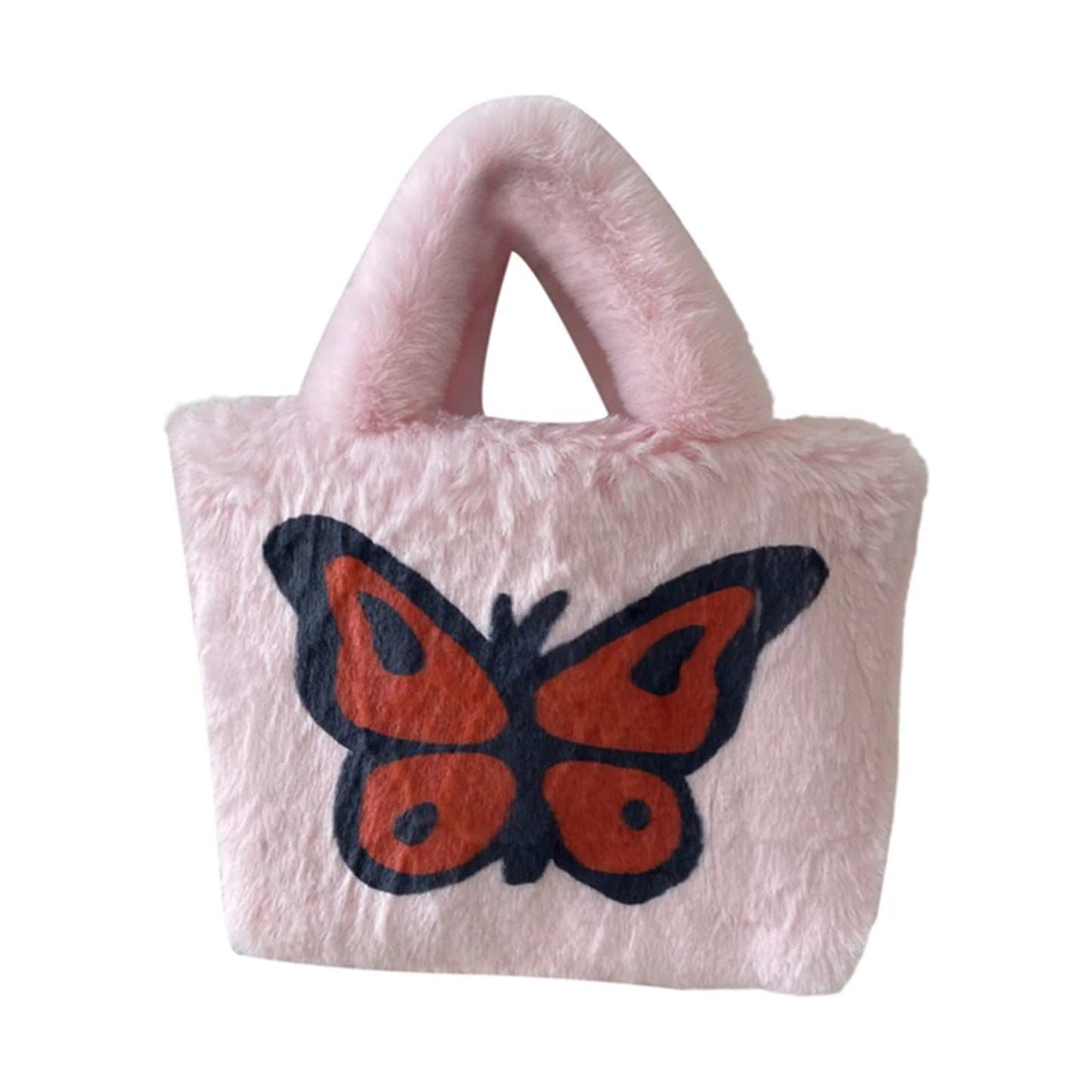 Furry Butterfly Tote