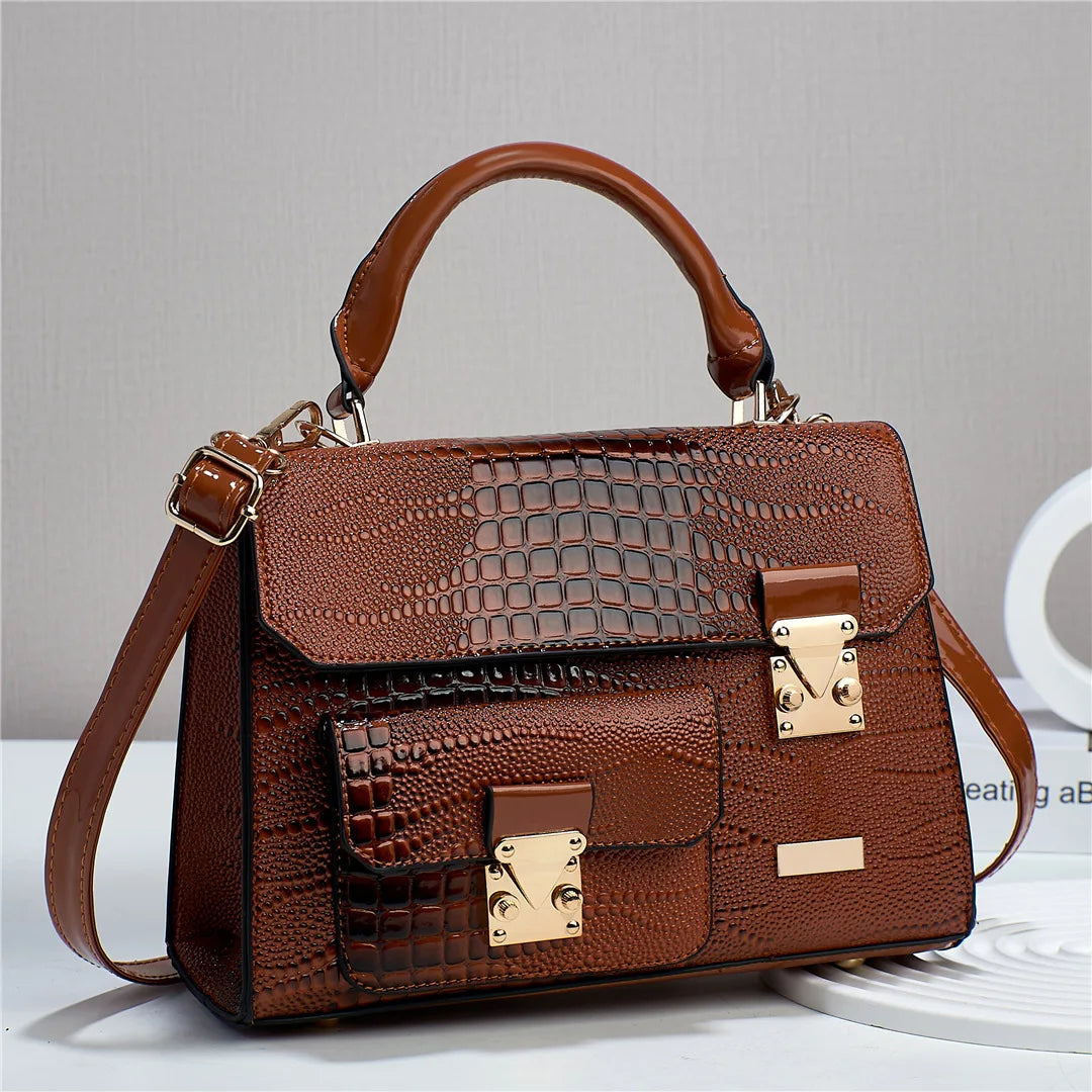 Business Elegance Alligator Purse