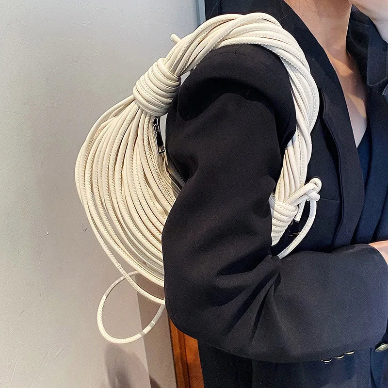 Half Moon Rope Handbag