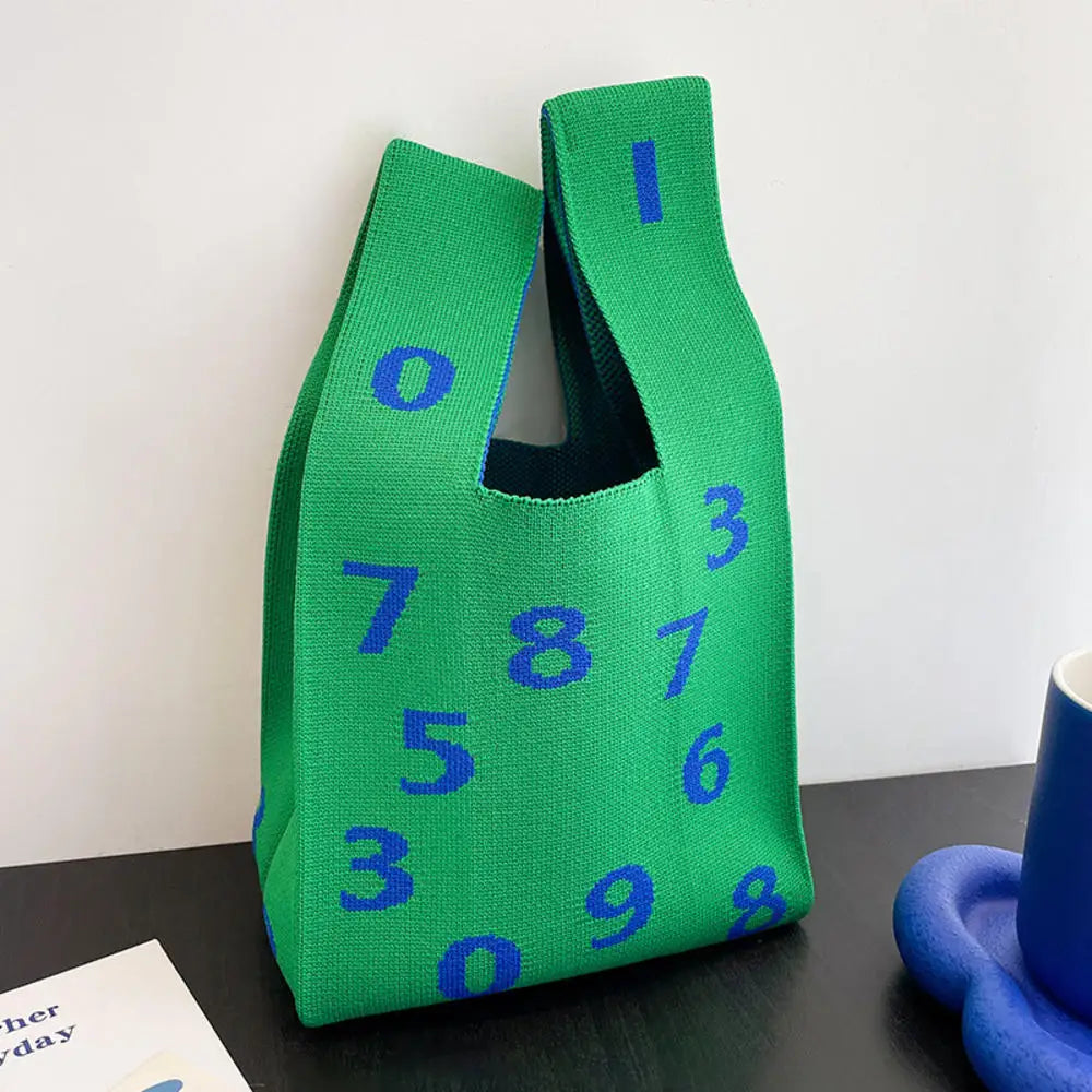 60's Retro Felt Shopping Tote