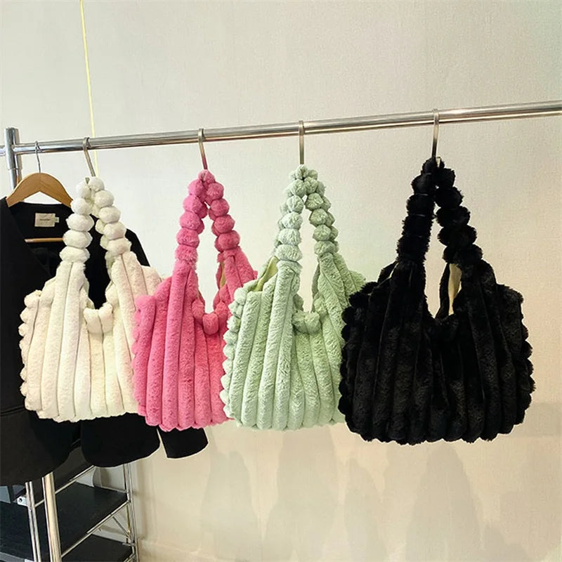 Bubble Fuzz Shoulder Bag