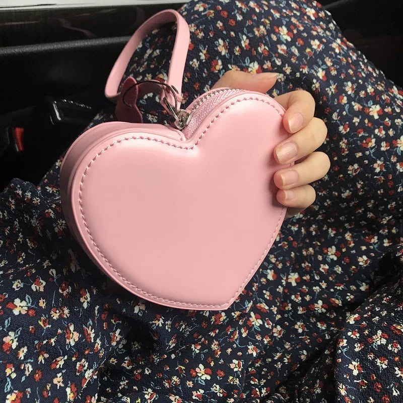 Vegan Heart Shaped Handbag