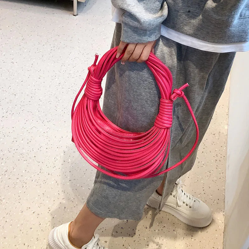 Half Moon Rope Handbag